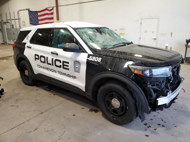 1FM5K8ACXLGA19394 - 2020 FORD EXPLORER POLICE INTERCEPTOR 黑色 照片 4