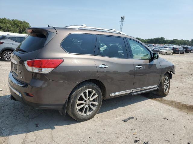 5N1AR2MN4FC676627 - 2015 NISSAN PATHFINDER S BROWN photo 3