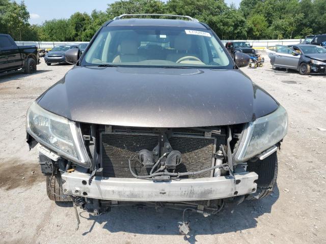 5N1AR2MN4FC676627 - 2015 NISSAN PATHFINDER S BROWN photo 5