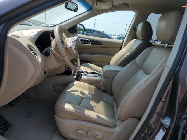 5N1AR2MN4FC676627 - 2015 NISSAN PATHFINDER S BROWN photo 7