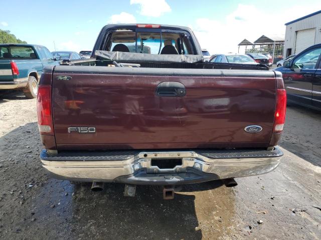 1FTRX18L5YNA20850 - 2000 FORD F150 BURGUNDY photo 6