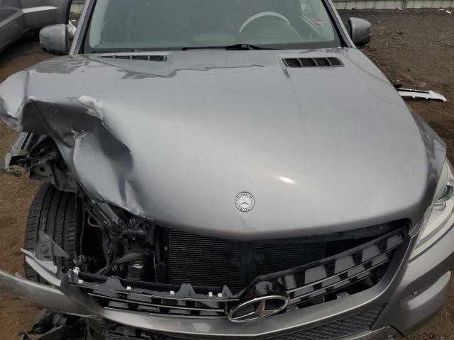 4JGDA5HB7CA010987 - 2012 MERCEDES-BENZ ML 350 4MATIC GRAY photo 11