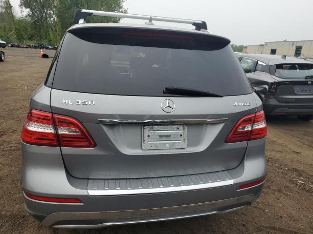 4JGDA5HB7CA010987 - 2012 MERCEDES-BENZ ML 350 4MATIC GRAY photo 6