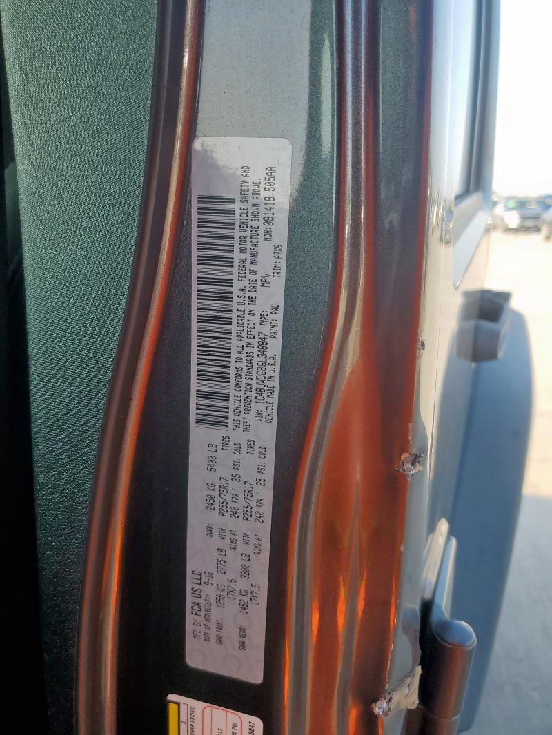 1C4BJWDG8GL348847 - 2016 JEEP WRANGLER U SPORT 灰色 照片 12