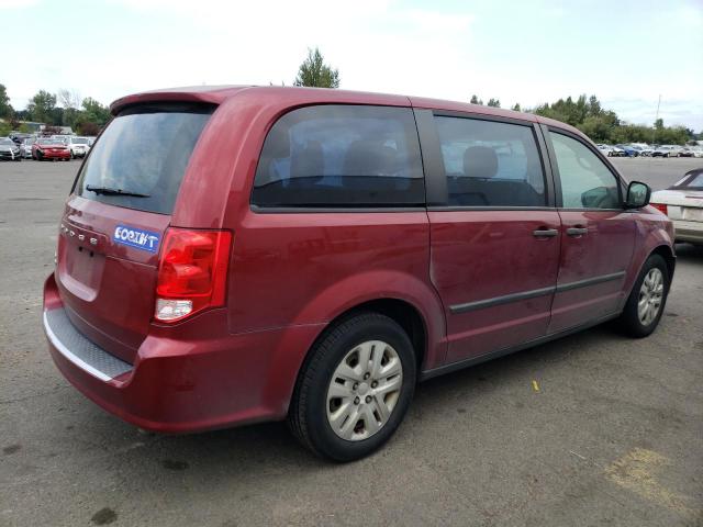 2C4RDGBG7FR530009 - 2015 DODGE GRAND CARA SE BURGUNDY photo 3