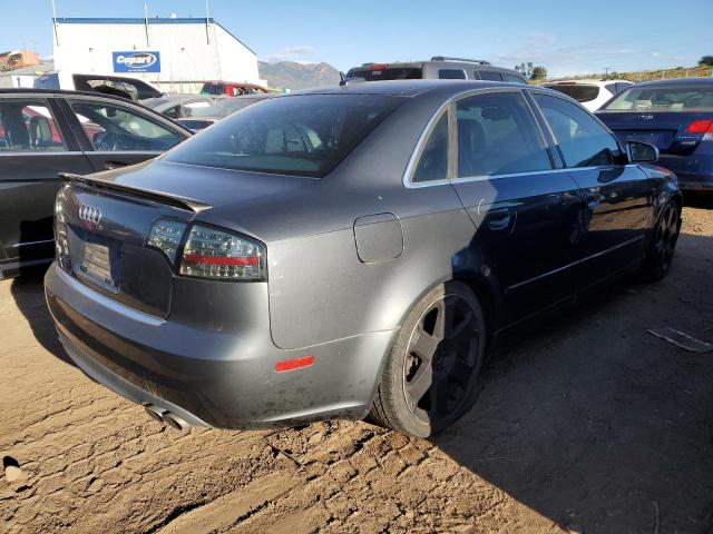 WAUGL68E45A515882 - 2005 AUDI NEW S4 QUATTRO GRAY photo 3