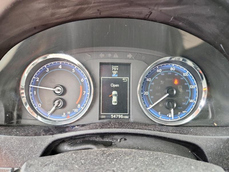 5YFBURHE6JP750690 - 2018 TOYOTA COROLLA L BLUE photo 9