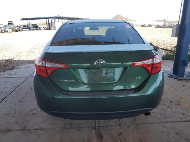 2T1BURHE0FC327515 - 2015 TOYOTA COROLLA L GREEN photo 6