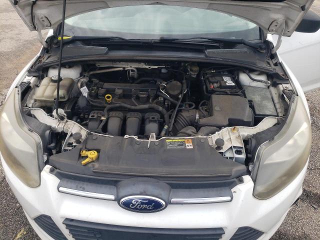 1FAHP3E23CL432908 - 2012 FORD FOCUS S WHITE photo 11