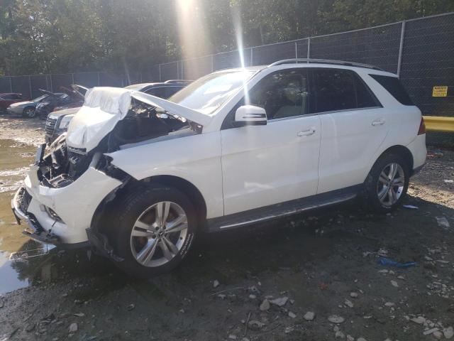 4JGDA5HBXEA366837 - 2014 MERCEDES-BENZ ML 350 4MATIC WHITE photo 1