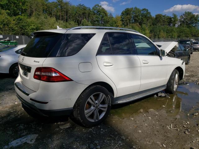 4JGDA5HBXEA366837 - 2014 MERCEDES-BENZ ML 350 4MATIC WHITE photo 3