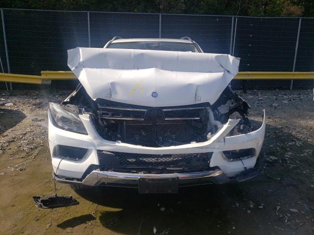 4JGDA5HBXEA366837 - 2014 MERCEDES-BENZ ML 350 4MATIC WHITE photo 5