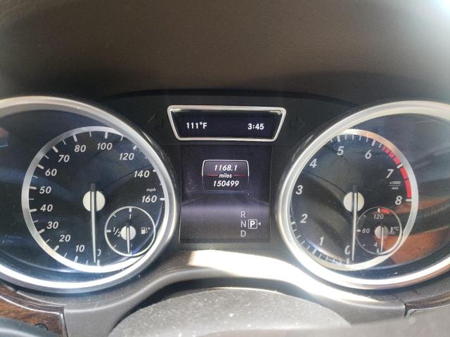 4JGDA5HBXEA366837 - 2014 MERCEDES-BENZ ML 350 4MATIC WHITE photo 9