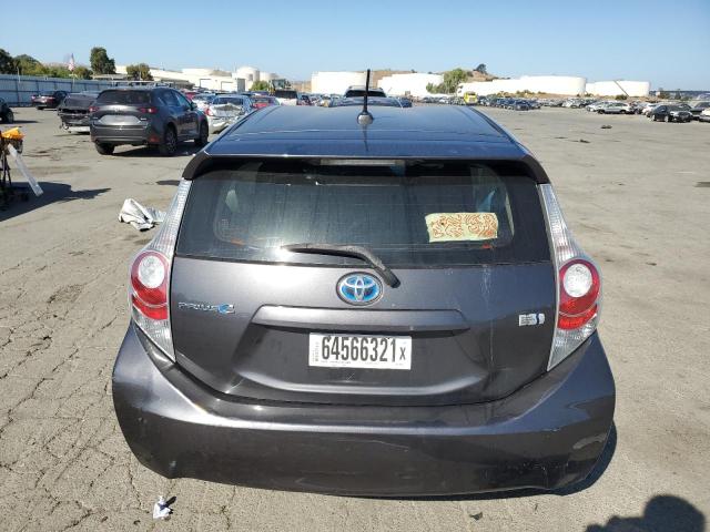 JTDKDTB3XE1068829 - 2014 TOYOTA PRIUS C GRAY photo 6