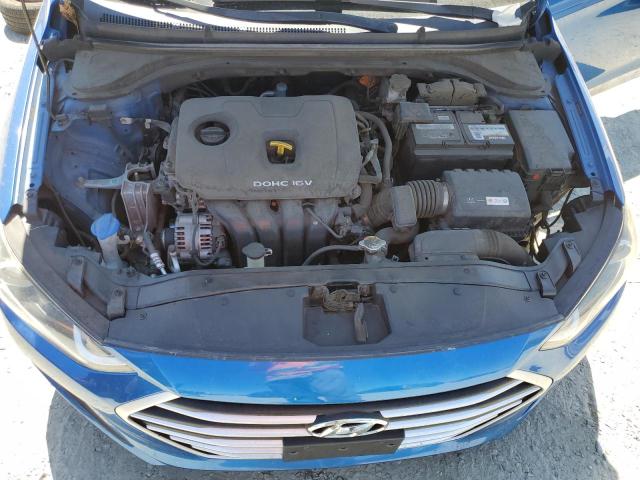 5NPD74LF0HH103583 - 2017 HYUNDAI ELANTRA SE BLUE photo 11