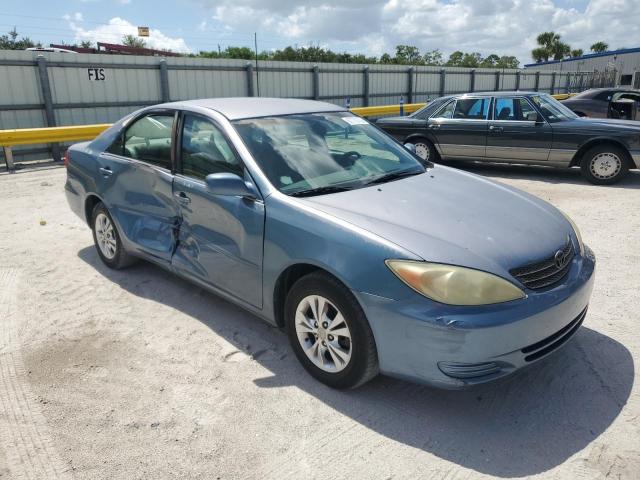 4T1BF30K04U571329 - 2004 TOYOTA CAMRY LE 蓝色 照片 4