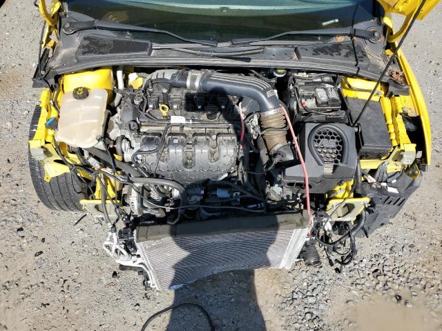 1FADP3L93JL242408 - 2018 FORD FOCUS ST YELLOW photo 11