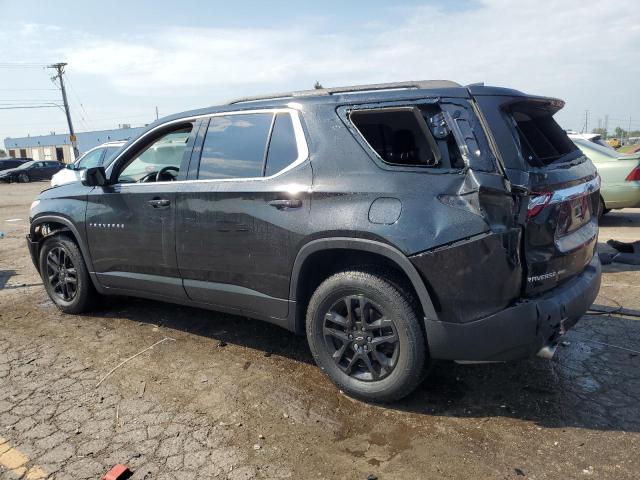 1GNEVGKW3KJ140288 - 2019 CHEVROLET TRAVERSE LT BLACK photo 2