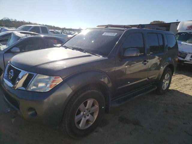 5N1AR18U08C606475 - 2008 NISSAN PATHFINDER S GRAY photo 1