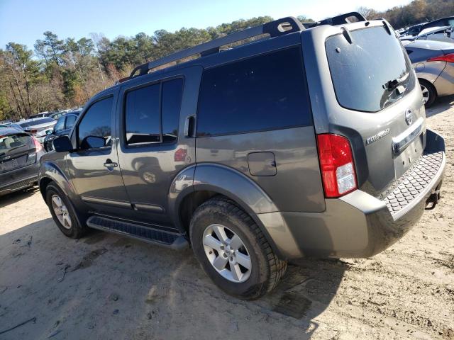 5N1AR18U08C606475 - 2008 NISSAN PATHFINDER S 灰色 照片 2