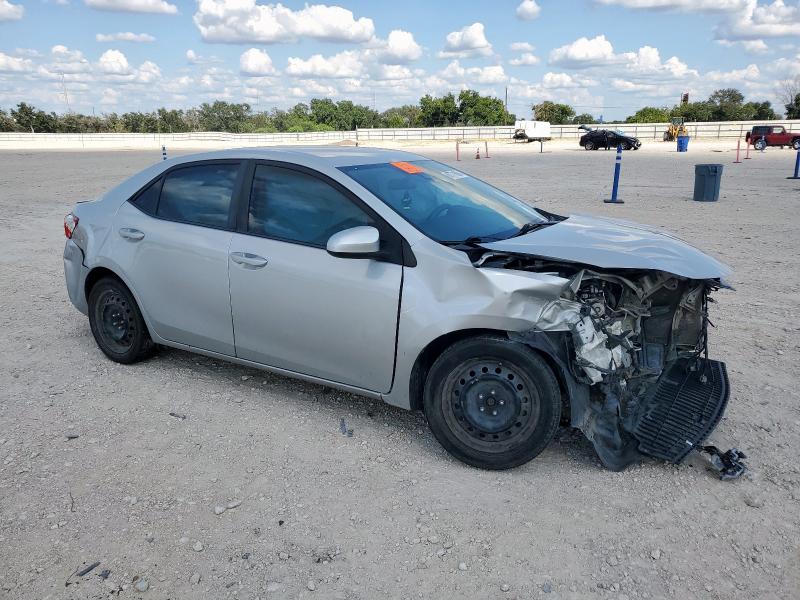 5YFBURHE3KP883182 - 2019 TOYOTA COROLLA L SILVER photo 4