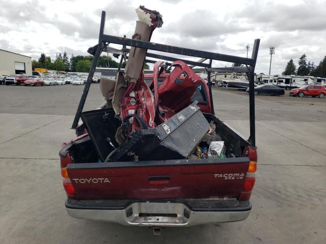 5TEHN72N62Z100712 - 2002 TOYOTA TACOMA DOUBLE CAB RED photo 6
