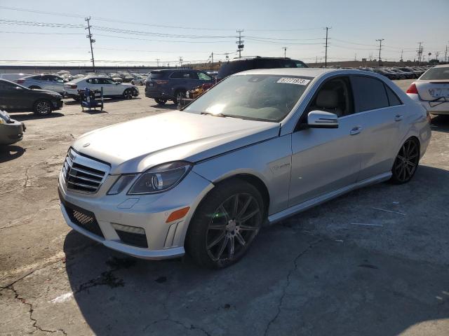 WDDHF7EB5CA504018 - 2012 MERCEDES-BENZ E 63 AMG SILVER photo 1