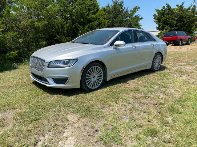 3LN6L5E98HR610970 - 2017 LINCOLN MKZ RESERVE SILVER photo 2