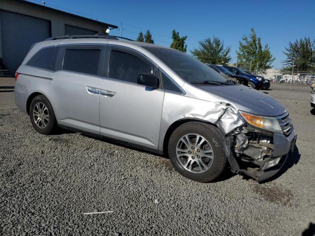 5FNRL5H63CB131451 - 2012 HONDA ODYSSEY EXL SILVER photo 4