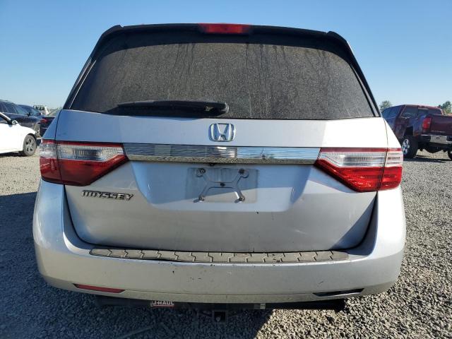 5FNRL5H63CB131451 - 2012 HONDA ODYSSEY EXL SILVER photo 6