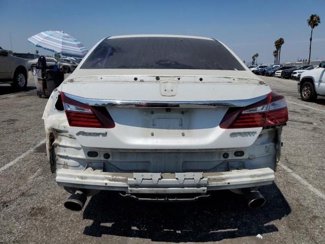 1HGCR2F69GA225369 - 2016 HONDA ACCORD SPORT Ақ фото 6