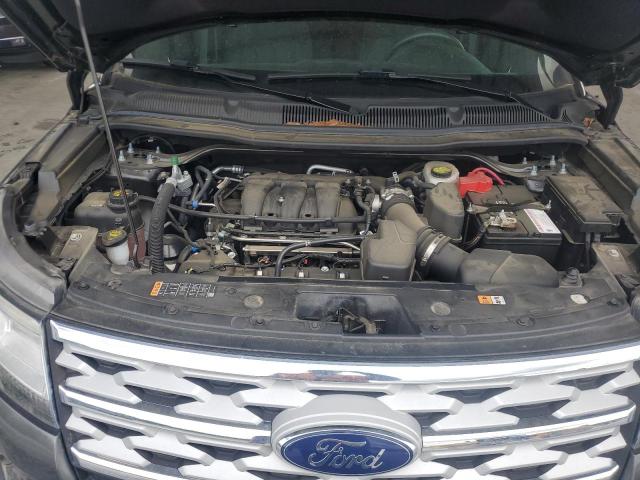 1FM5K7D81KGB01661 - 2019 FORD EXPLORER XLT رمادي صورة 11
