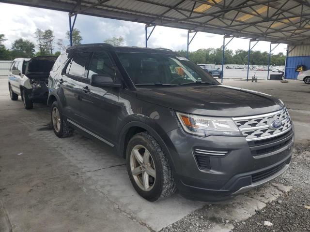 1FM5K7D81KGB01661 - 2019 FORD EXPLORER XLT رمادي صورة 4