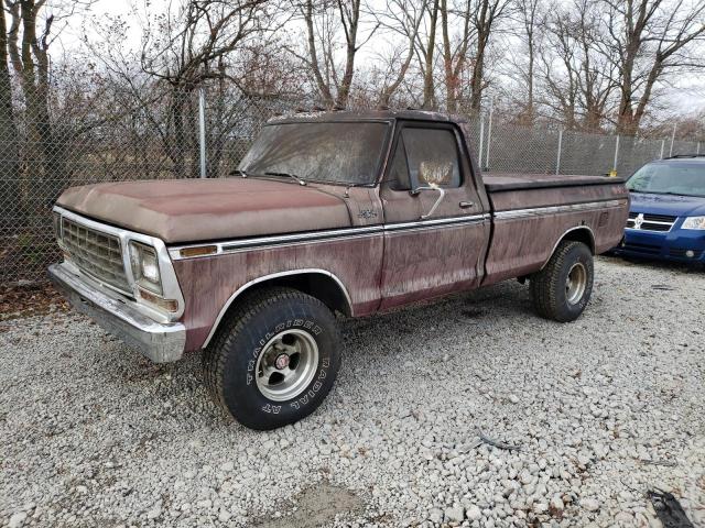 F14HLBB4784 - 1978 FORD F150 4X4 BROWN photo 1