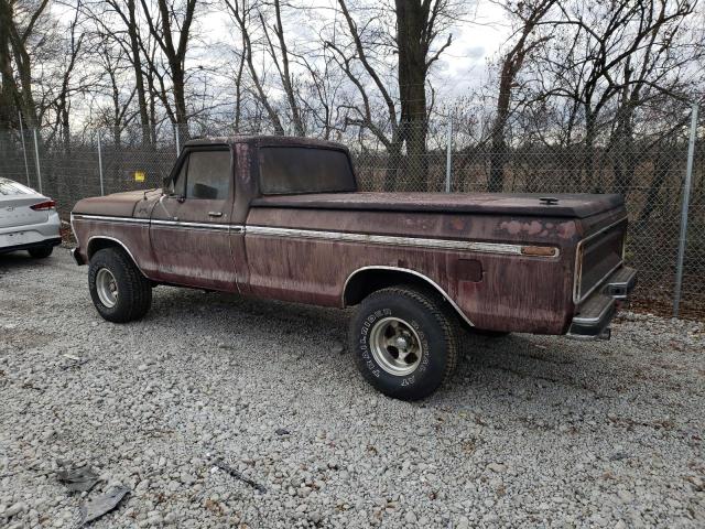 F14HLBB4784 - 1978 FORD F150 4X4 BROWN photo 2