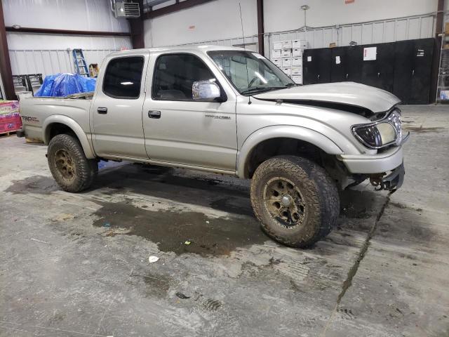 5TEHN72N42Z127097 - 2002 TOYOTA TACOMA DOUBLE CAB SILVER photo 4