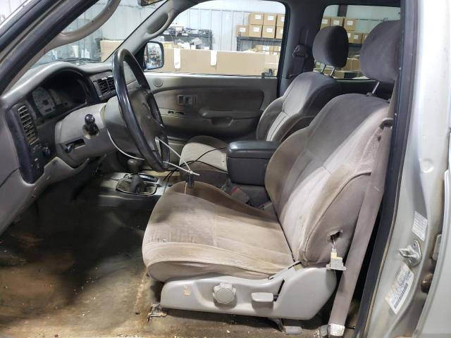 5TEHN72N42Z127097 - 2002 TOYOTA TACOMA DOUBLE CAB SILVER photo 7