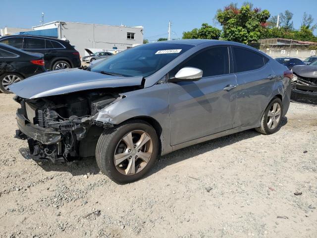 KMHDH4AE3GU520977 - 2016 HYUNDAI ELANTRA SE GRAY photo 1