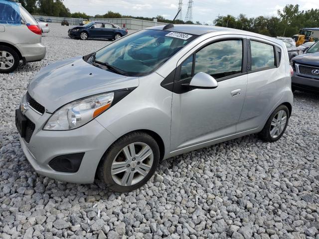 KL8CD6S96FC709810 - 2015 CHEVROLET SPARK 1LT SILVER photo 1