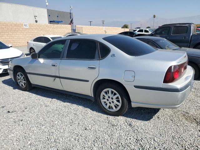 2G1WF52E719316669 - 2001 CHEVROLET IMPALA SILVER photo 2