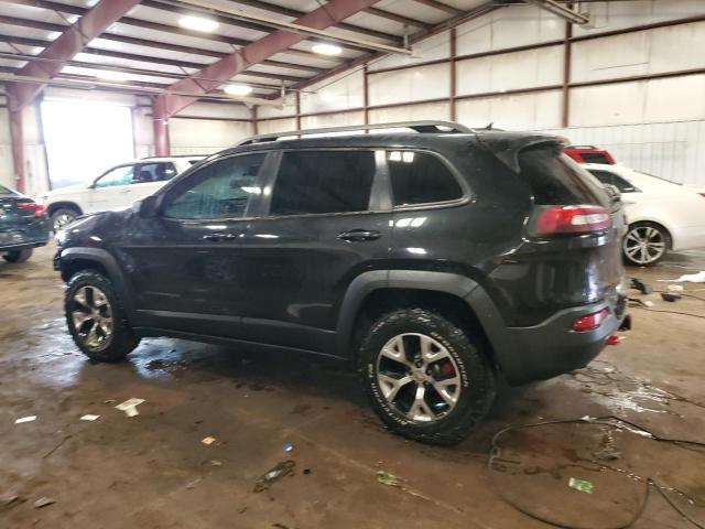 1C4PJMBS1EW127751 - 2014 JEEP CHEROKEE TRAILHAWK BLACK photo 2
