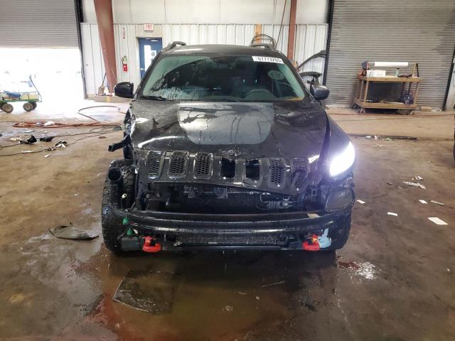 1C4PJMBS1EW127751 - 2014 JEEP CHEROKEE TRAILHAWK BLACK photo 5