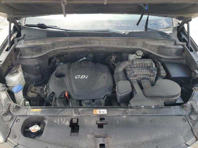5XYZU3LB3DG027557 - 2013 HYUNDAI SANTA FE S GRAY photo 11