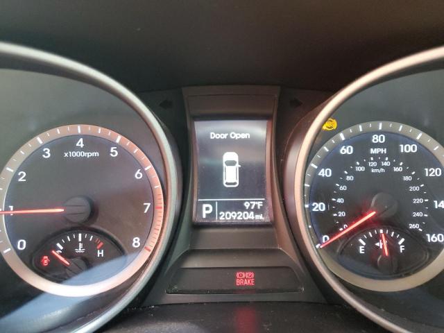 5XYZU3LB3DG027557 - 2013 HYUNDAI SANTA FE S GRAY photo 9