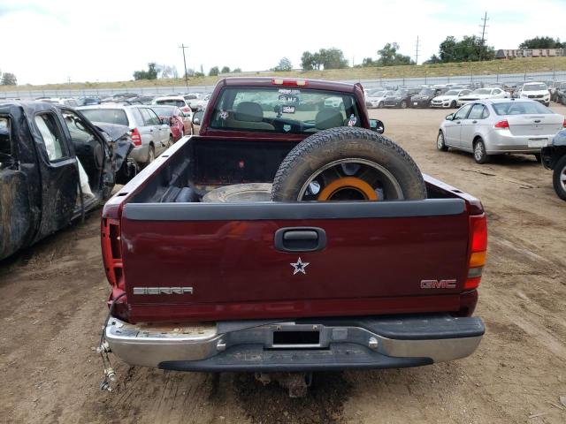 1GTEK14T6XE501871 - 1999 GMC NEW SIERRA K1500 BURGUNDY photo 6