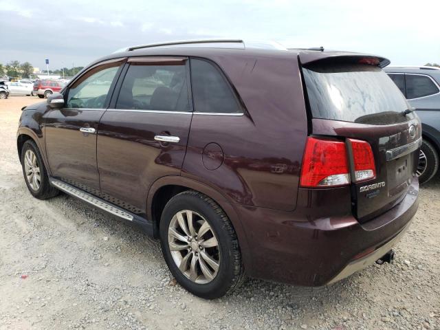 5XYKW4A24DG326821 - 2013 KIA SORENTO SX MAROON photo 2