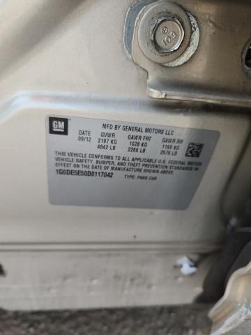 1G6DE5E50D0117042 - 2013 CADILLAC CTS LUXURY COLLECTION Ոսկեգույն լուսանկար 12