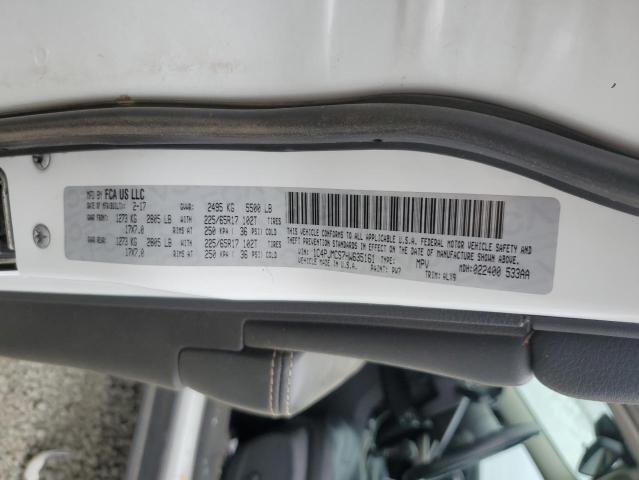 1C4PJMCS7HW635161 - 2017 JEEP CHEROKEE LATITUDE WHITE photo 13