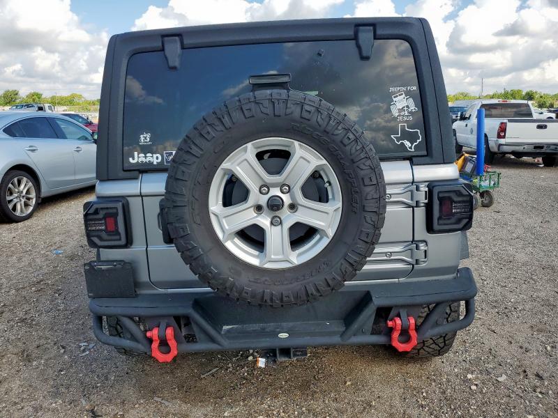 1C4HJXDN2LW279824 - 2020 JEEP WRANGLER U SPORT GRAY photo 6
