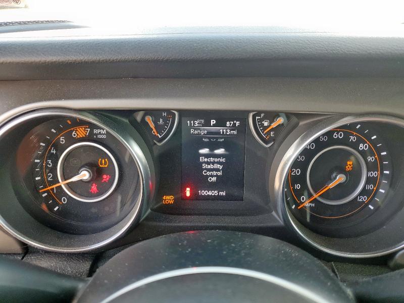 1C4HJXDN2LW279824 - 2020 JEEP WRANGLER U SPORT GRAY photo 9